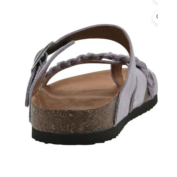 Mountain Sole Women's Lavender Leather Sandals Size 7 - Picture 5 of 5